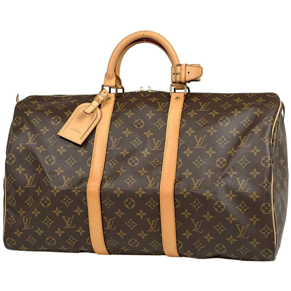 Louis Vuitton Keepall Boston Bag Monogram Brown